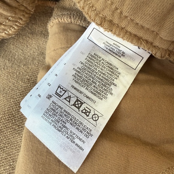 Adidas Men's 3S Tape Short Multi Sport Cardboard / Halo Amber SizeXL - Picture 3 of 6